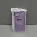Hython Case for iPhone 14 Plus Case Magnetic Translucent Matte Phone Cases 6.7" [Compatible with MagSafe] Thin Slim Fit Shockproof Bumper Hard Protective Cover for Women Men Girls, Light Purple