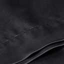 BEDELITE Satin Body Pillow Cover, Super Soft and Cooling Body Pillow Pillowcase for Hair and Skin, Breathable Silky Full Long Pillowcase Cover(20"x54", Black)