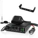 Retevis MB2 40-Channel AM/FM CB Radio Kit, Long Range Radio with Antenna for Trucker Stop, Emergency Channel 9/19, VOX, Easy to Use, with Cigarette Lighter Fixed-Mount