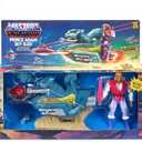 Prince Adam Sky Sled & Figure Masters of the Universe Retro Action Figure Set 5.5", 5 inches tall