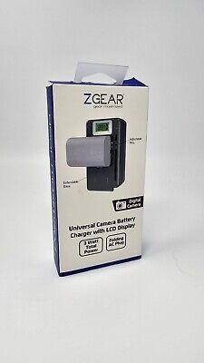 Universal Camera Battery Charger With LCD Display