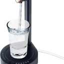 Desktop Water Bottle Dispenser, Keweis Portable Electric Water Bottle Pump Countertop for 5 Gallon & Universal Bottles, USB Charging Automatic Water Jug Dispenser for Bedside, Home, Office, Outdoor