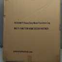 Metal Table Legs 28 inch Height x 24 inch Wide with Adjustable Protector Feet, Industrial & Rustic Style Heavy Duty Metal Furniture Legs for Desk/Table, (Bear Up to 800lb), Black, H-Shape Set of 2