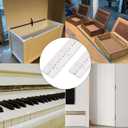 Piano Hinge 48 Inch x 1.5 Inch Stainless Steel Continuous & Piano Hinge Heavy Duty Piano Hinges, 0.035" Leaf Thickness, 1.5 Inch Open Width, Screw Included