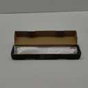 QOGRISUN 2 Pack Solid Brass Cabinet Pulls, 11-1/4 Inch Hole Center, Brushed Matte Gold Square Drawer Handles, Modern Brass Hardware for Kitchen Dresser Bathroom Cupboard Furniture