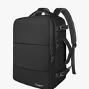 Taygeer Travel Laptop Backpack for Men Women, Airplane Approved Travel Backpack Suitcase with Usb Charging Port, Lightweight College 35l Luggage Bag 15.6inch Laptop Mochila Gifts for Business,Black