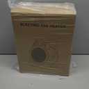 Greenhouse Heater with Digital Thermostat, Grow Tent Heaters, Overheat Protection, Fast Heating for Green House, Flower Room, Yellow-Black