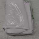 Chyhomenyc Light Filtering Short Curtains 36 Inch Length, Small Kitchen Curtain Tiers Over Sink, Half Window Cafe Curtain Tier for Bathroom Basement Cabinet Camper, 2 PCS, Each 30" Wx36 L, Pure White