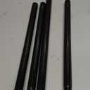 Black Tension Curtain Rod 30 to 64 Inch,Adjustable Curtain Rod,Shower Tension Curtain Rod No Drilling,7/8" Spring Curtain Rods for Windows Closet Doorway Door (Black 1 Pack)