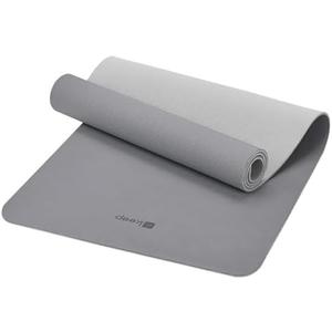 KEEP 7mm Thick Yoga Mat - Eco-Friendly TPE Non Slip Exercise Mat for Women, 72"x24" Double-Color Workout Mat for Home Fitness, Pilates & Stretching (Carrying Strap Included)