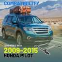 KUAFU Cross Bars + Side Rails Compatible with 2009-2015 Honda Pilot Roof Rack Replacement for 75260-SZA-A03ZA 75250-SZA-A03ZA Roof Top Luggage Rack Cargo Carriers