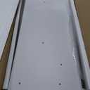 43 Electric Fireplace Mantel Freestanding Electric Fireplace, Remote Control, Adjustable Led Flame, 750W/1500w PEARLWHITE