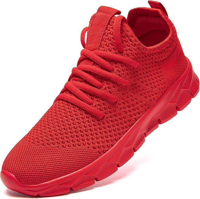 YITUHIO Mens Running Shoes Fashion Sneakers Tennis Walking Shoes Lightweight Athletic Gym Workout Shoes Size 7