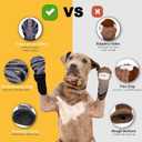 Premium Non-Slip Dog Socks for Hardwood Floors - Extra-Thick Grip That Works Even When Twisted - Prevents Licking, Slipping, and Great for Dog Paw Protection - (Small)