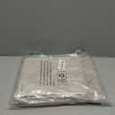 LAMIT 100% Blackout Linen Curtains, 84 Inch Linen Textured Living Room Farmhouse Curtains Room Darkening Back Tab and Rod Pocket Burlap Neutral Panels with White Liner, 2 Panels, 52 x 84 Inch