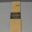 Anti Wrinkle Silicone Tipped Straw Set (Stainless Steel), Drinking Straw for Stanley 40 oz 30 oz Tumbler, Reusable Wrinkle Free Long Metal Straw for Lip with Cleaning Brush