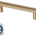Franklin Brass (10-Pack) Champagne Bronze Cabinet Handles, 3-3/4 Inch Hole Center, Modern Pulls for Drawers, Kitchen Cabinet Door, Dressers | Solid Bar