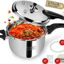 Premium Stainless Steel Small Pressure Cooker 2 quart | 8 Safety Features & Quick Cooking | stovetop pressure cookers;instant pot pressure cooker;olla de presion mini pressure cooker 2+qt