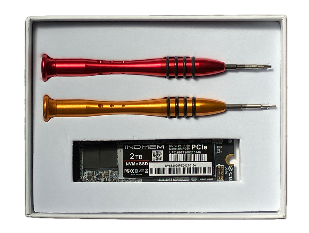 INDMEM PCIe NVMe Gen3x4 SSD 1TB 3D TLC NAND Flash Hard Drive SSD Replacement for MacBook Air 2013-2017, MacBook Pro Retina 2013-2015, iMac 2013-2017, Mac Pro 2013, Mac mini 2014 (1TB)