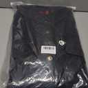 Mens Flannel Lined Lightwight Casual Snaps Plaid Shacket Shirt Jacket with Pockets (X-Large, Blue)