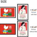 upsimples 12x18 Picture Frame, Display Pictures 11x17 with Mat or 12 x 18 Without, Wall Hanging Poster Frames, Black, 1 Pack