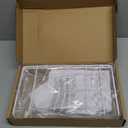 2-Tier Bathroom Counter Organizner, Bathroom Organizers and Storage for Bathroom, Kitchen Counter, Corner Storage Shelf for Bedroom, Storage, Makeup, Skincare, Perfume (White)