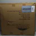 EAGLE PEAK Tufted Outdoor/Indoor High Back Patio Chair Cushions, Set of 2, 46'' x 22'', Black