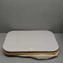 LONBET Laundry Basket with Lid, Made from Breathable Fabric | Aesthetic Clothes Hampers for Laundry with Side Handles & Sturdy Bamboo Frame (40 Gallons - Double, Beige)