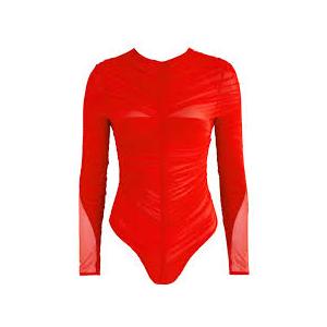 Body Suit Women Orange No Size