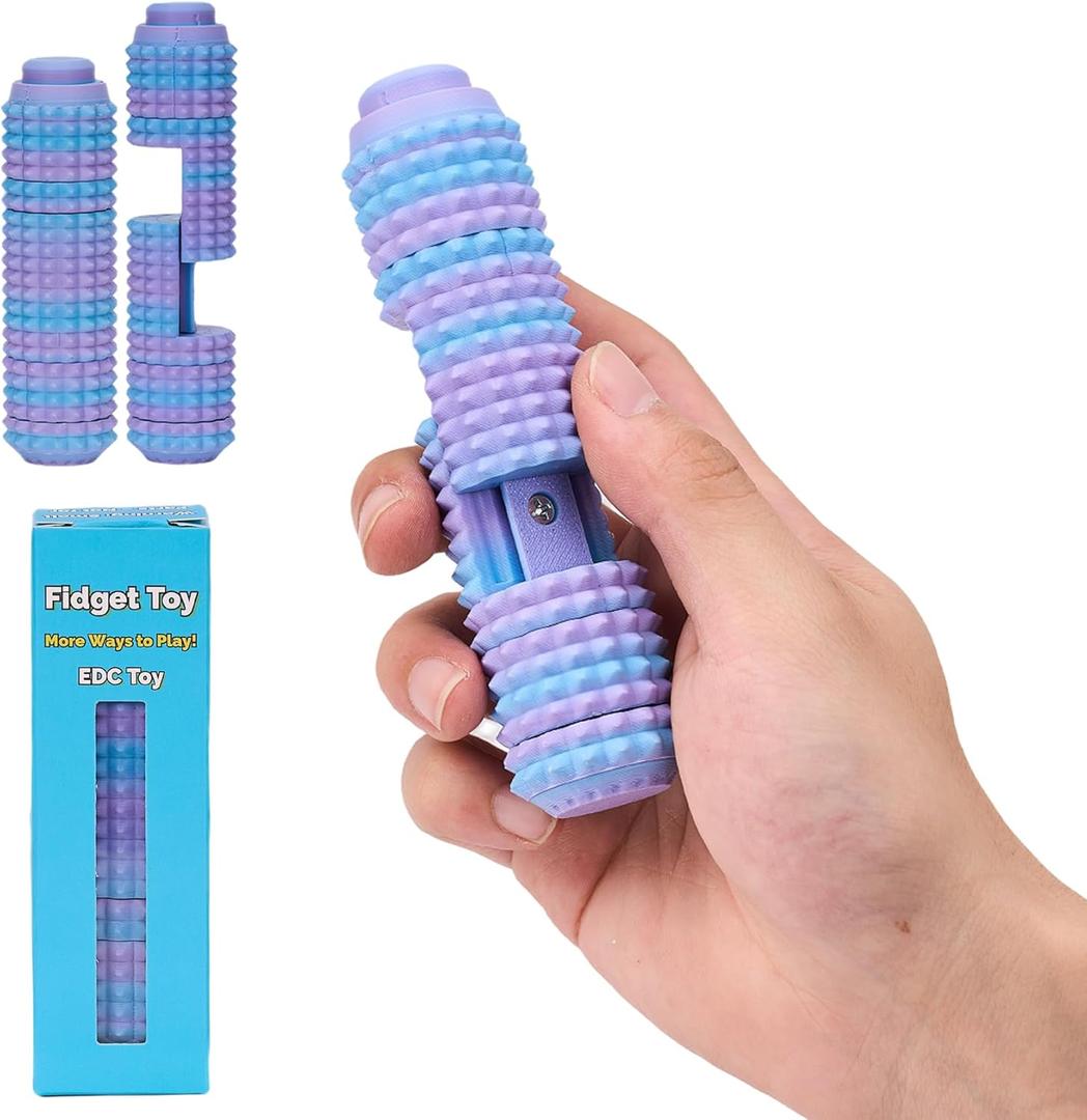 Little Ouchies Fidget Toy,with Slider fidgert,Buttons Clicker,Gear Spinner,Spiky Pain Stim, EDC Toy for Adults