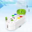 2 x 2026 Upgraded Paint Brush Cleaner Tool, Painting Station with Brush Washer for Kids, Acrylic Watercolor Paint Water Dispenser, Art Supplies Paintbrush Rinser for Artists (Green)