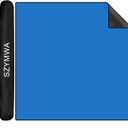 Mahjong Mat with Black Carrying Bag, Anti Slip and Noise Reduction Table Cover for Mahjong, Poker, Card Games, Dominoes, Board Games, Slip Resistant Mat (Blue)