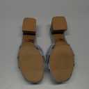SM New York Denim Block Heel Sandals (Size 7 Left -8 Right)