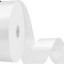 White Satin Ribbon 1-1/2 Inch x 100 Yards Fabric Ribbon Ideal for Gift Wrapping Flower Bouquet Crafts Weddings Floral Arrangements Bows