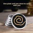 Natural Agarwood Coil Incense Comes in a Small jar Contains 10 Individual Packages. Each Packaged with Fireproof Cotton and can Burn for More Than one Hour