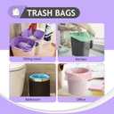 Small Trash Bags 3 Gallon 170 Count Strong Trash Bags Colorful Small Garbage Bags, Trash Can Liners for Bathroom Home Office Kitchen Bedroom, fit 5-10 Liter, 1,1.2,1.6,2,2.6,3 Gal,Multicolor