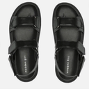Madden Girl Amore Footbed Sandals Black Size 9 