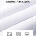 JMIERR Men's Muscle Fit High Stretch Wrinkle-Free Button Down Dress Shirts Summer Casual Short Sleeve Shirt (M)