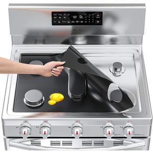 Stove Cover, Stove Top Protectors for Samsung Gas Range, 0.4 mm Thick Reusable Gas Stove Burner Covers, Non-Stick Stove Liner Compatible With Samsung Gas Stove, Washable Stove Protector