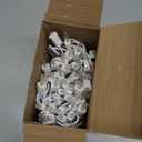 PREXTEX 100-Count Ultra Bright Christmas Lights - 20 ft Clear StringLights on White Wire - Incandescent Xmas TreeLights for Indoor and Outdoor Decorations