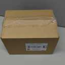 Toilet Paper Holder with Wood Shelf, Wall Mount Toilet Paper Roll Holder with Wooden Shelf and Matte Black Stainless Steel Pipe, Tissue Roll Holder for Bathroom Washroom (Dark Brown, 7.9'' x 5.9'')