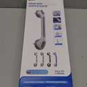 TAILI Shower Grab Bar 2 Pack 16 Inch Suction Grab Bars for Bathtubs & Showers, Heavy Duty Shower Handle Removable Shower Handrails for Elderly and Seniors, No Drilling Waterproof, Silver