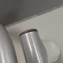 Drop Arm Bedside Commode, Commode with Padded Seat and Backrest, 500lbs Capacity, 5.81QT Removable Bucket, Adjustable Height Portable Toilet for Adults, Gray