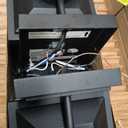 Motion Sensor Outdoor Light Adjustable Sensing Range, 2 Pack Black Dusk to Dawn Exterior Lighting Fixtures with Seed Glass, Aluminum Anti-Rust Outside Lights for House Garage Doorway Garden