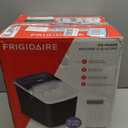 Frigidaire Countertop Portable, 26 lb per Day Bullet Ice Maker Machine (Black Stainless Steel)