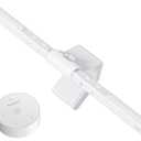 Quntis Monitor Light Bar Pro White, Eye-Care No Glare USB Computer Lamp, Stepless Dimming & Auto-Dimming Brightness, Dual Control, Modern Aesthetic Space Saving Desk Accessories Office Gaming Reading