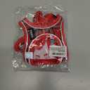 GAMUDA Small Dog Harness Collar and Leash Set, Step in No Chock No Pull Soft Mesh Adjustable Dog Vest Harnesses Plaid Reflective for Dogs Puppy Cats Kitten Rabbit (XS)