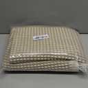 Furicher Large Waffle Bath Mat Set, Non Slip Bathroom Mat Set 2 Piece, Ultra Absorbent Bath Mats, Machine Washable Bath Rugs, Brown & White, 20"×47" and 16"×24"