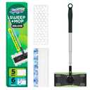 Swiffer Sweep & Mop Deluxe 2-in-1 Floor Mopping and Sweeping Kit, Multi-Surface Kit for Floor Cleaning, Kit Includes 1 Sweeper Device, 1 Heavy Duty Dry Sweeping Cloths, 6 Heavy Duty Wet Mopping Cloths