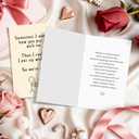 4 x Obbyidk Funny Valentine's Day Card for Wife Husband, Romantic Valentines Card for Boyfriend Girlfriend, Sometimes I Wonder How You Put Up With Me...